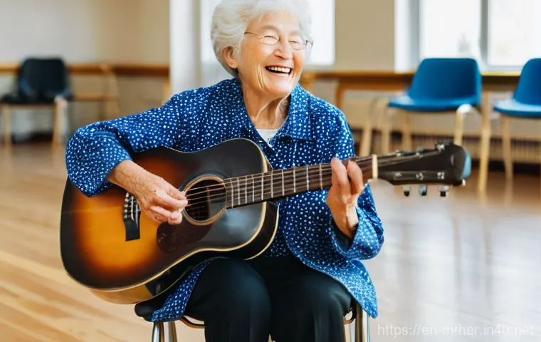음악테라피사 상담 과정 - **Prompt 2: Active Music Making - Expressive Rhythms of Discovery**
    "A vibrant and engaging clos...